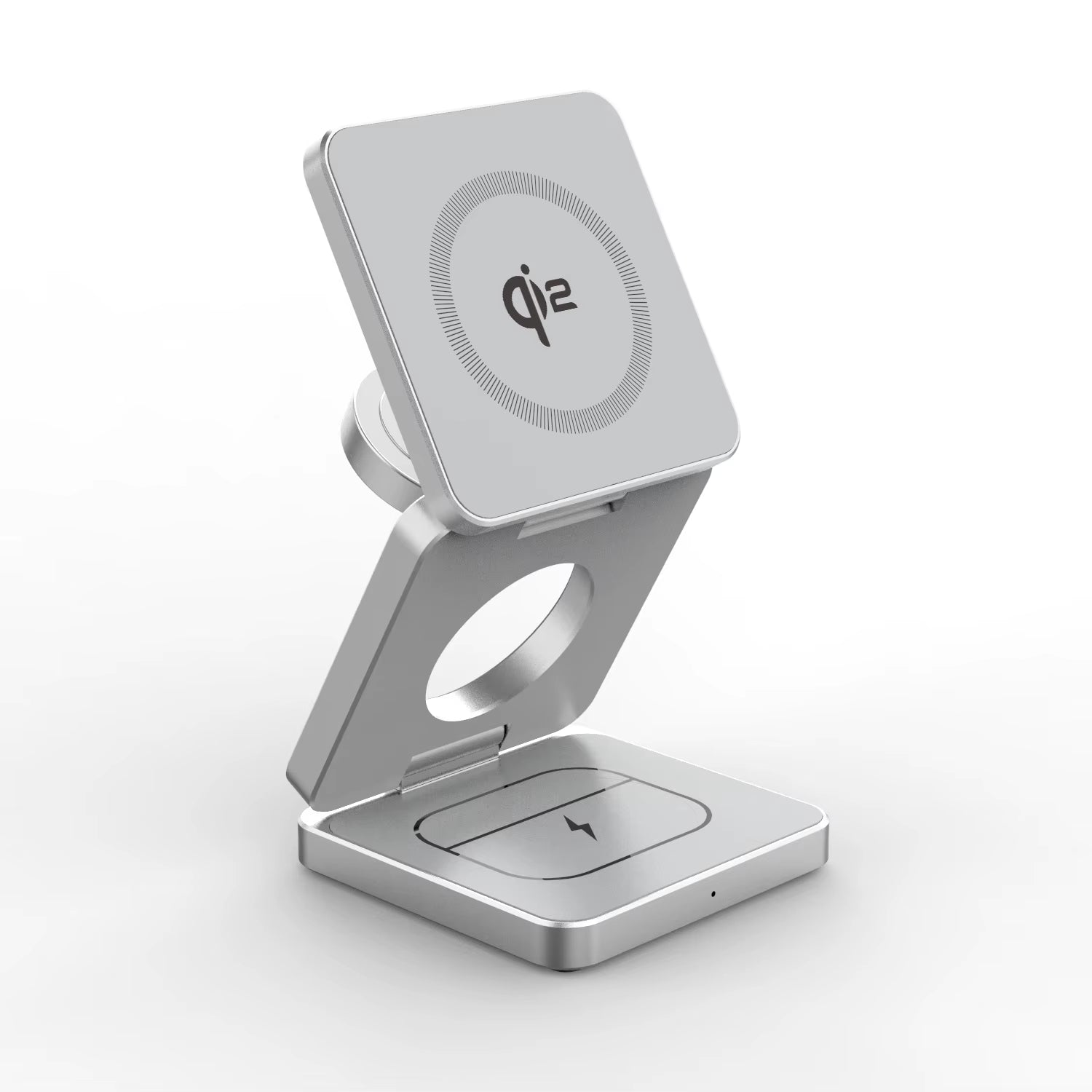 Qi2/Qi1 3 in 1 15W Magnetic Wireless Charger for Iphone 17 16 15 Fast Charging Folding for Apple Watch Airpods Wireless Charger