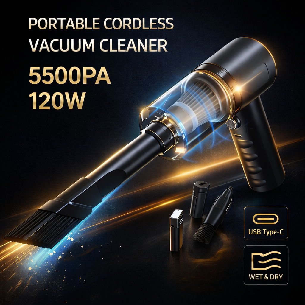 Aspirador inalámbrico portátil – Hogar y coche