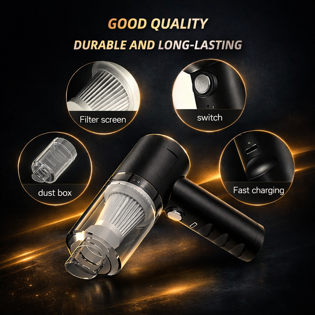 Aspirador inalámbrico portátil – Hogar y coche