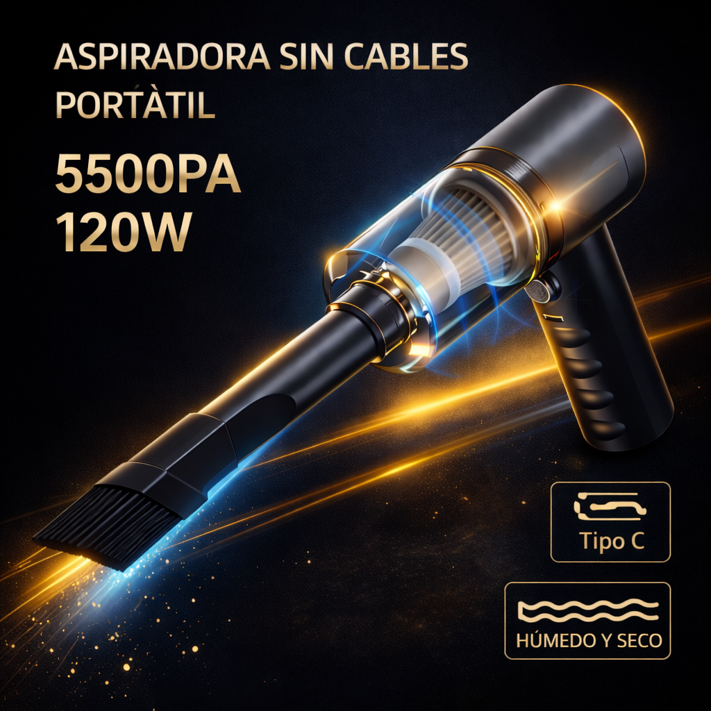 Aspirador inalámbrico portátil – Hogar y coche