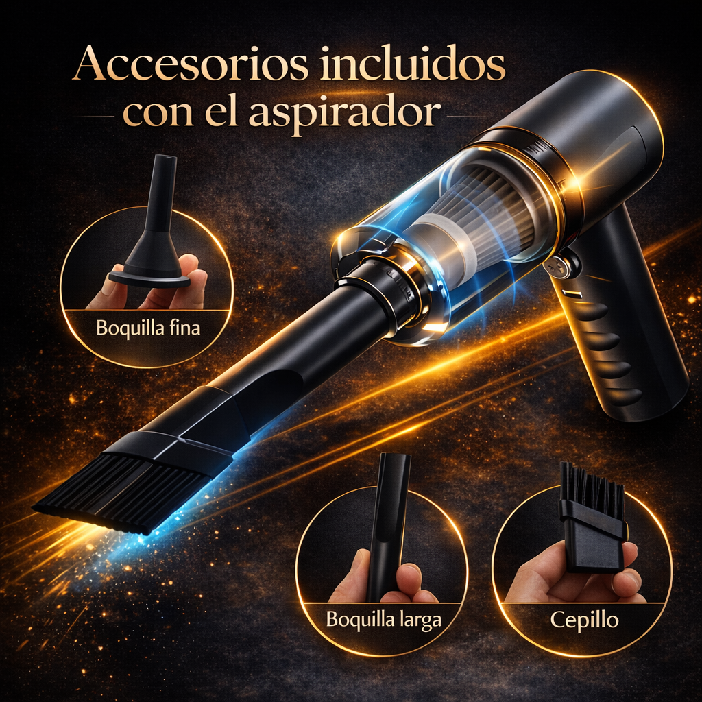 Aspirador inalámbrico portátil – Hogar y coche